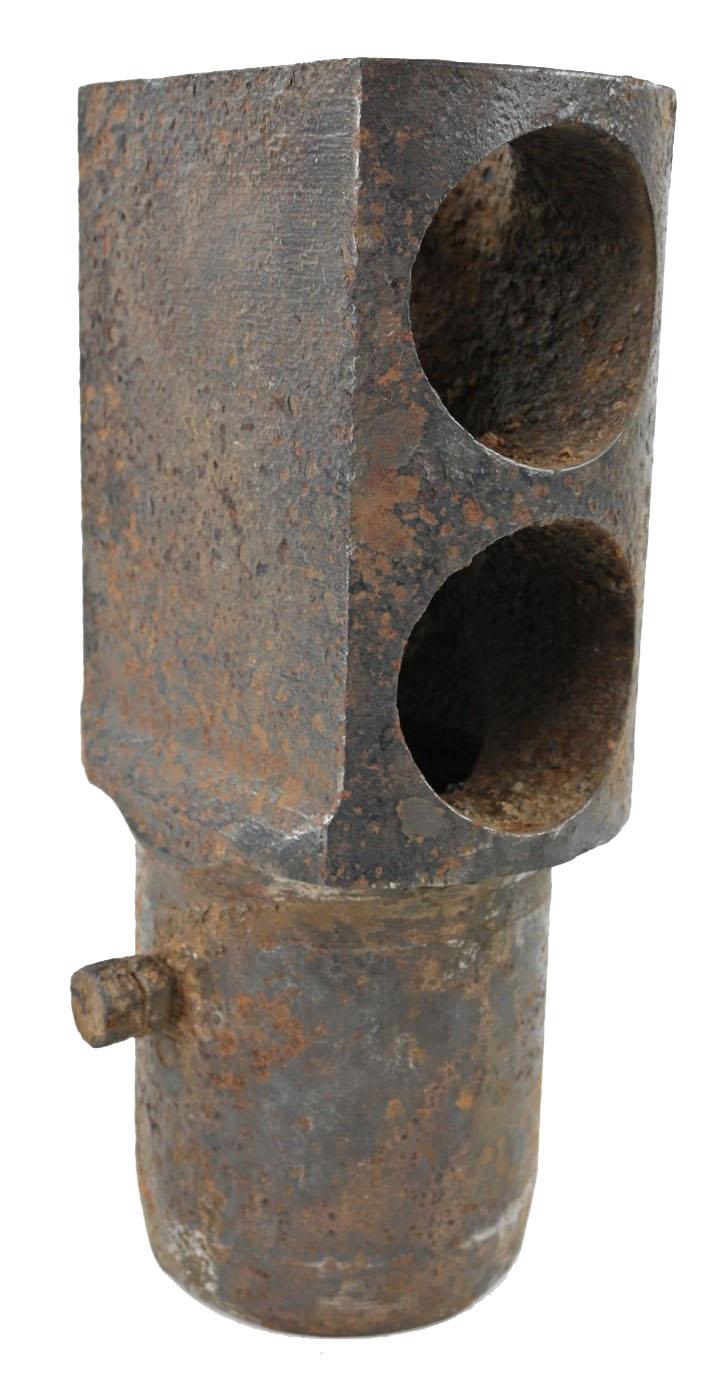 British WW2 Ordnance 25 Pounder Artillery Canon Muzzle Brake