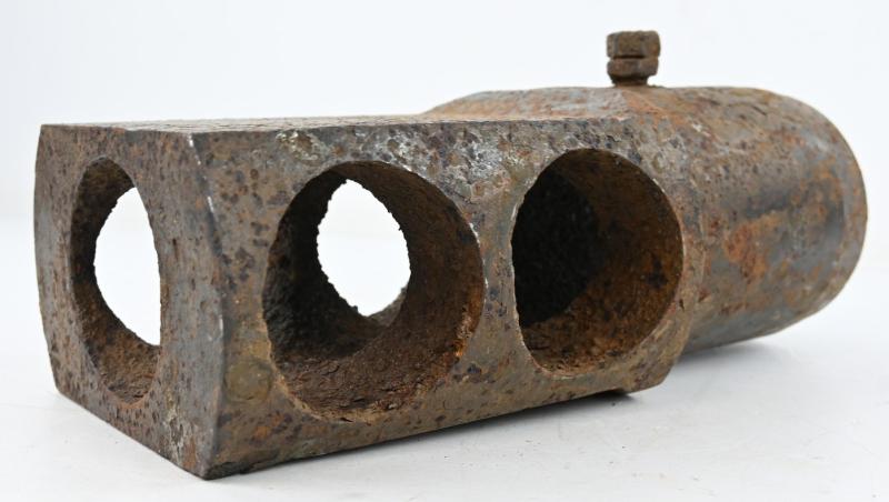 British WW2 Ordnance 25 Pounder Artillery Canon Muzzle Brake