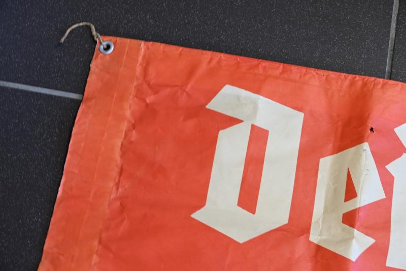 German Third Reich Election Paper Road Banner April 10th, 1938