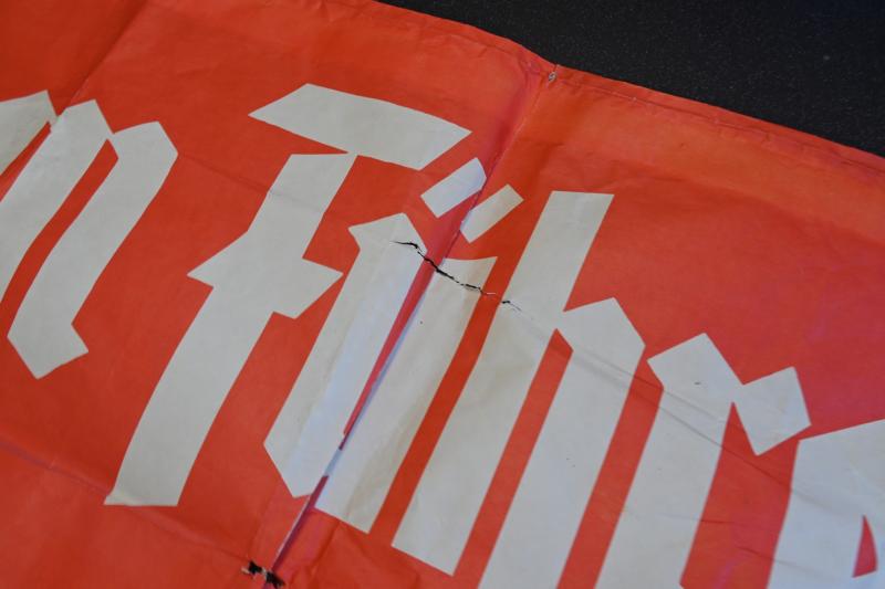 German Third Reich Election Paper Road Banner April 10th, 1938