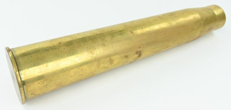 British WW2 Ordnance Quick-Firing 6-pounder 7 cwt Brass Shell 1943