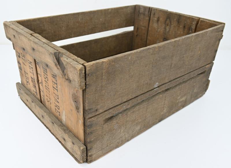 British WW2 Welfare Biscuit Crate