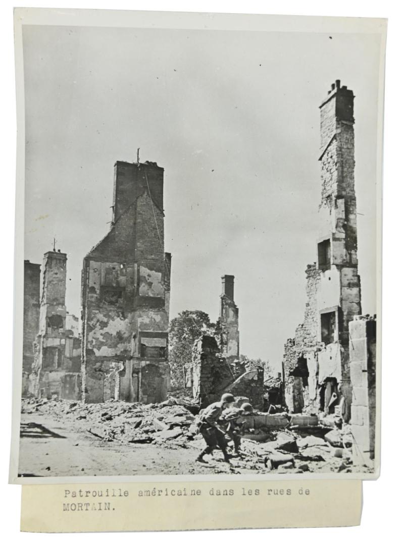 US WW2 Press Photo 'Normandy Campaign'