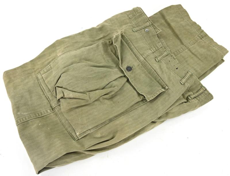 US WW2 HBT Combat Cargo Pants