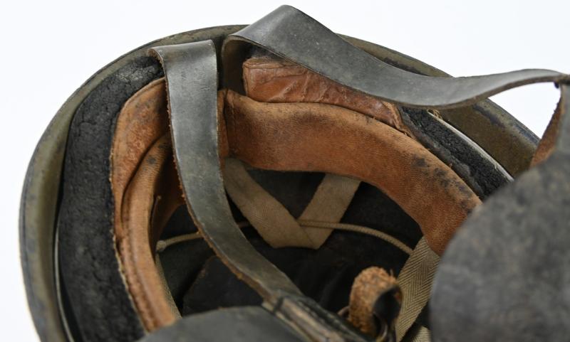 British WW2 Fibre Rim Paratrooper Combat Helmet BMB 1942