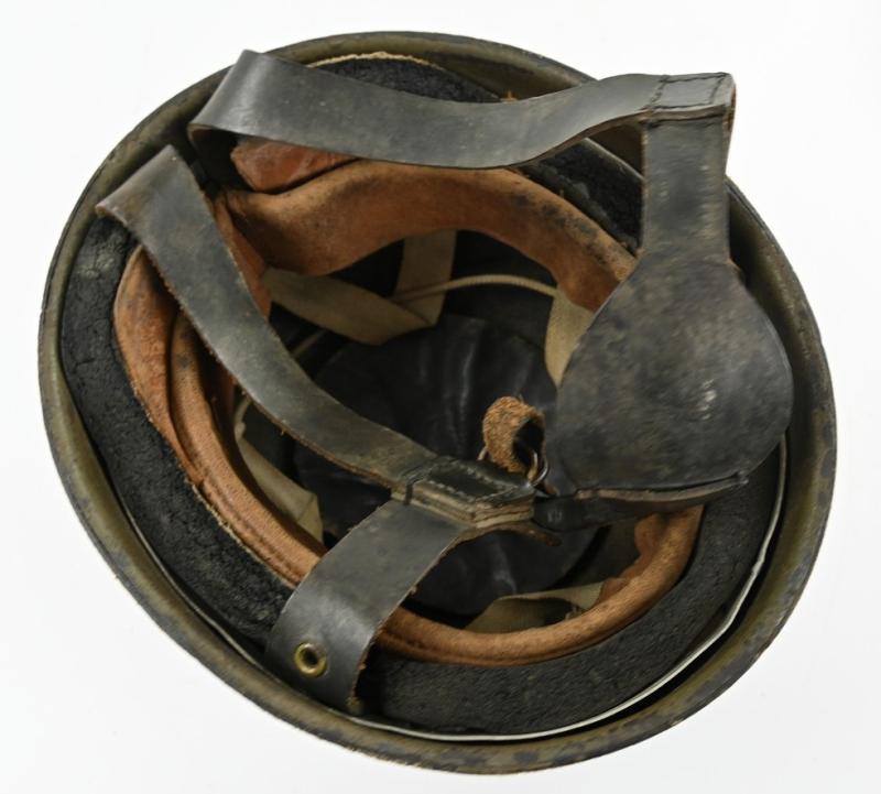 British WW2 Fibre Rim Paratrooper Combat Helmet BMB 1942