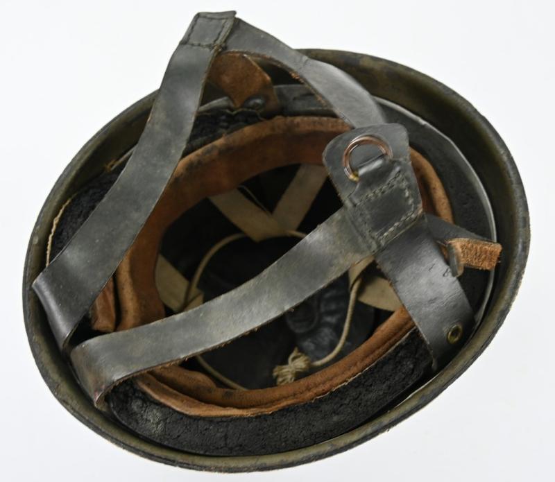 British WW2 Fibre Rim Paratrooper Combat Helmet BMB 1942