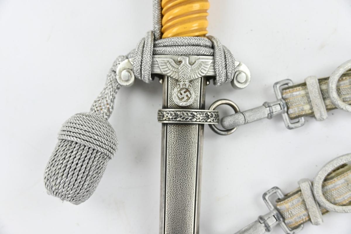 German WH Officer's Dagger with Hanger 'Richard A. Herder'