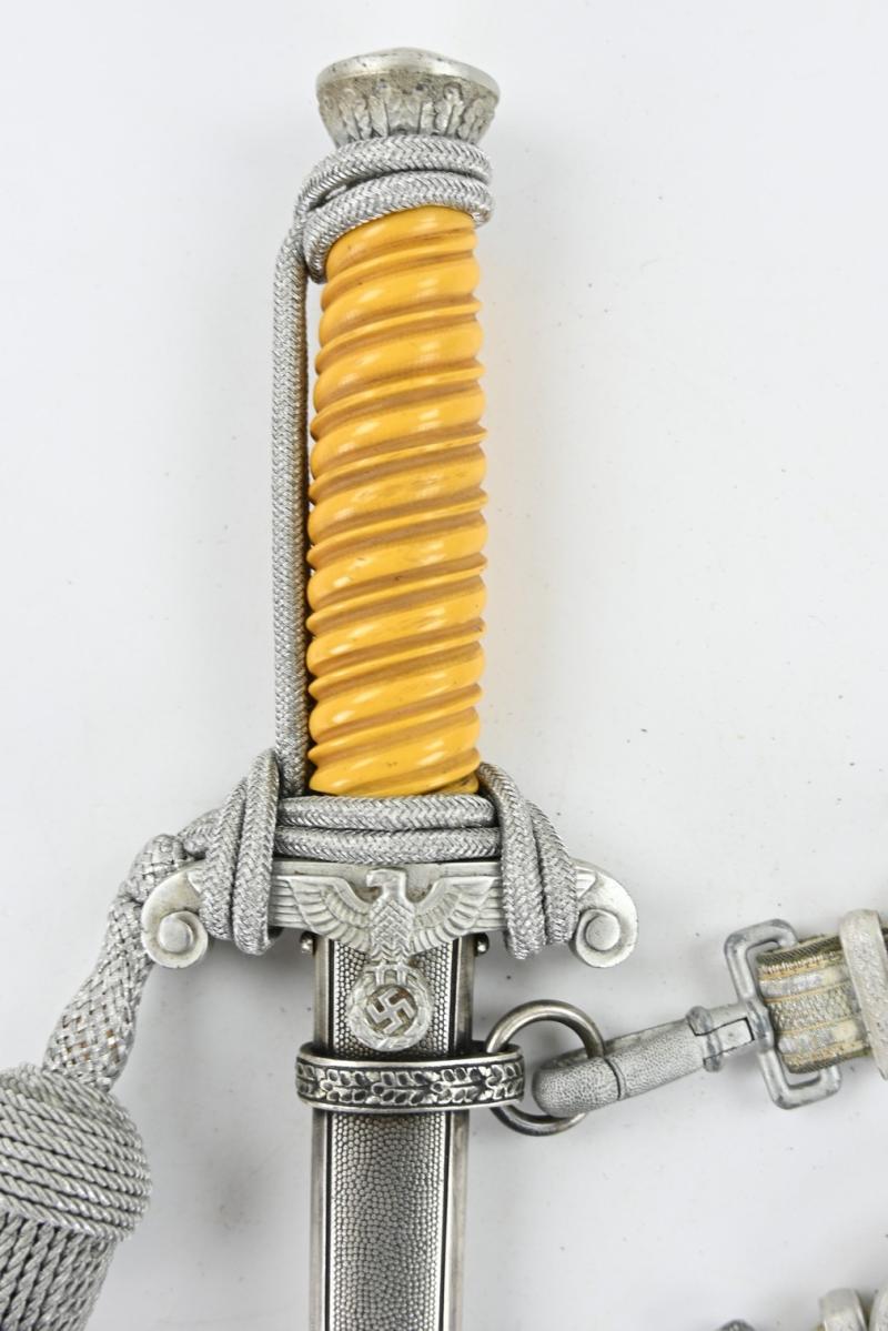 German WH Officer's Dagger with Hanger 'Richard A. Herder'