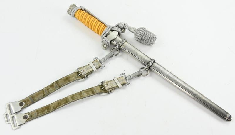 German WH Officer's Dagger with Hanger 'Richard A. Herder'