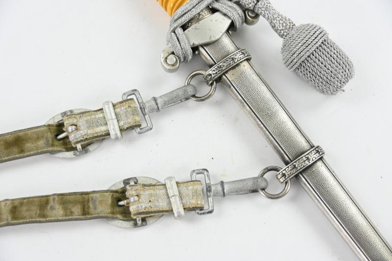 German WH Officer's Dagger with Hanger 'Richard A. Herder'