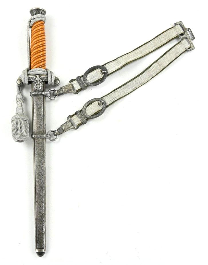 German WH Officer's Dagger with Hanger 'SMF Solingen'