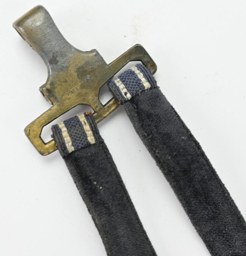 German LW Dagger and Hanger Gold plated