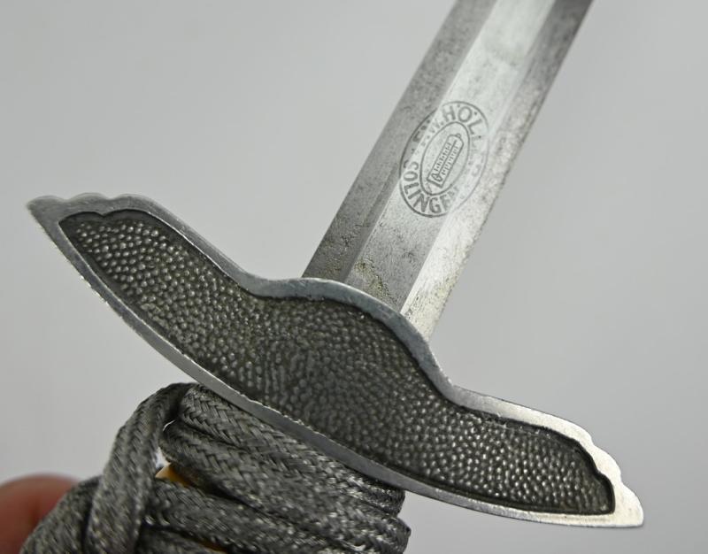German LW Dagger and Hanger Gold plated