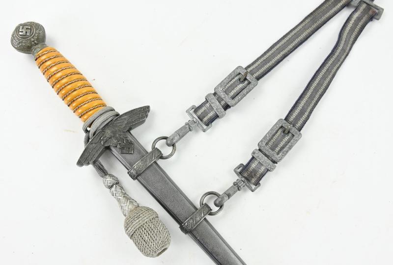 German LW Officer Dagger with Hanger 'Gustav Spitzer'