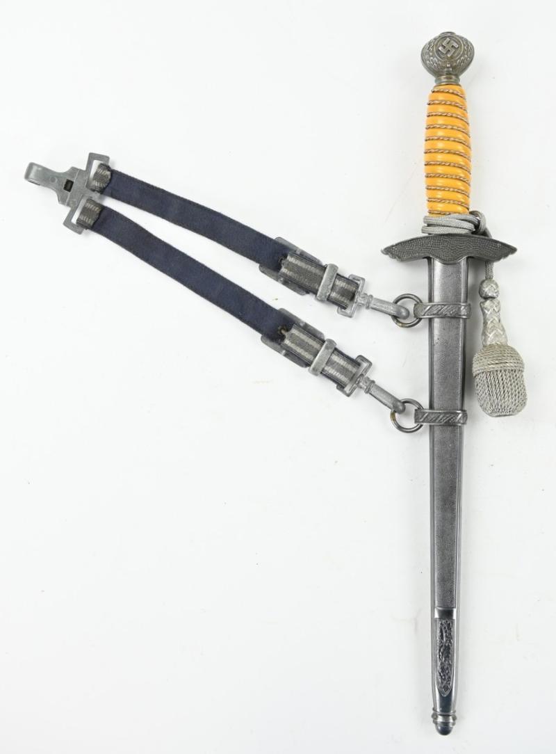German LW Officer Dagger with Hanger 'Gustav Spitzer'