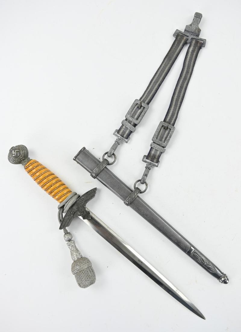 German LW Officer Dagger with Hanger 'Gustav Spitzer'