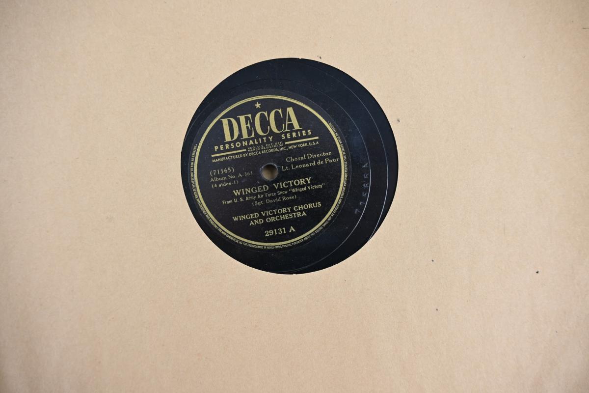 USAAF WW2 Music Record 'Winged Victory'