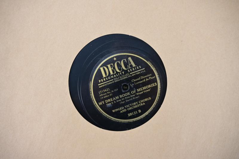 USAAF WW2 Music Record 'Winged Victory'