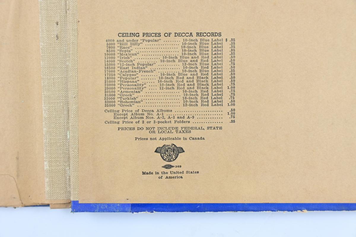 USAAF WW2 Music Record 'Winged Victory'