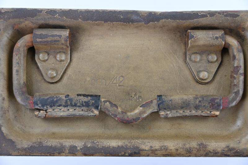 German WH MG34/42 Tropical Camo Ammo Box
