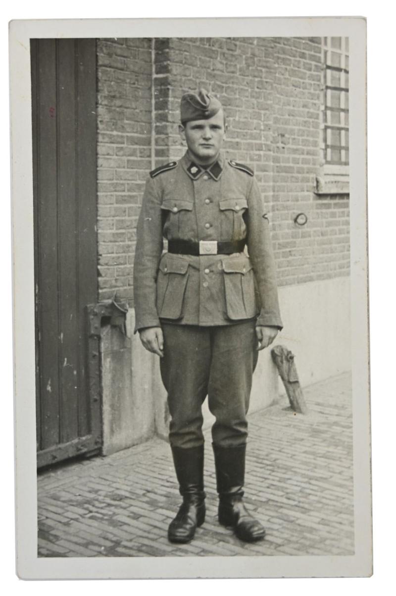 German Waffen-SS Portrait Picture ''Totenkopf' Holland