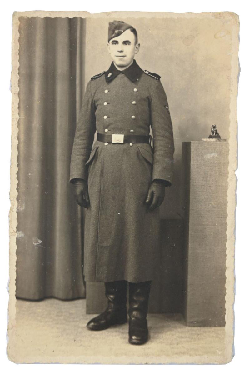 German SS-VT SS-Totenkopfverbände Portrait Picture Holland