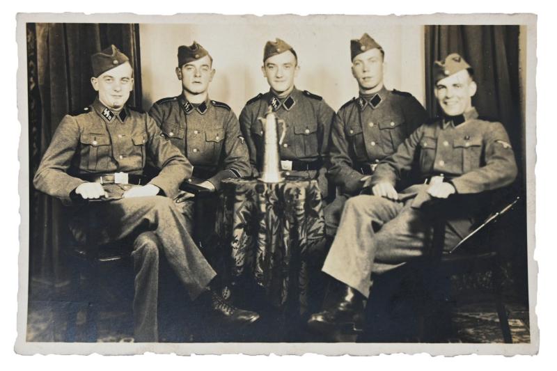 German SS-VT Group Picture 'Ersatz battalion Ellewanger'