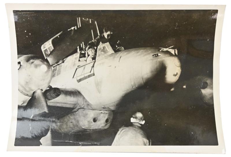 German LW Press Photo 'Nachtjagd'
