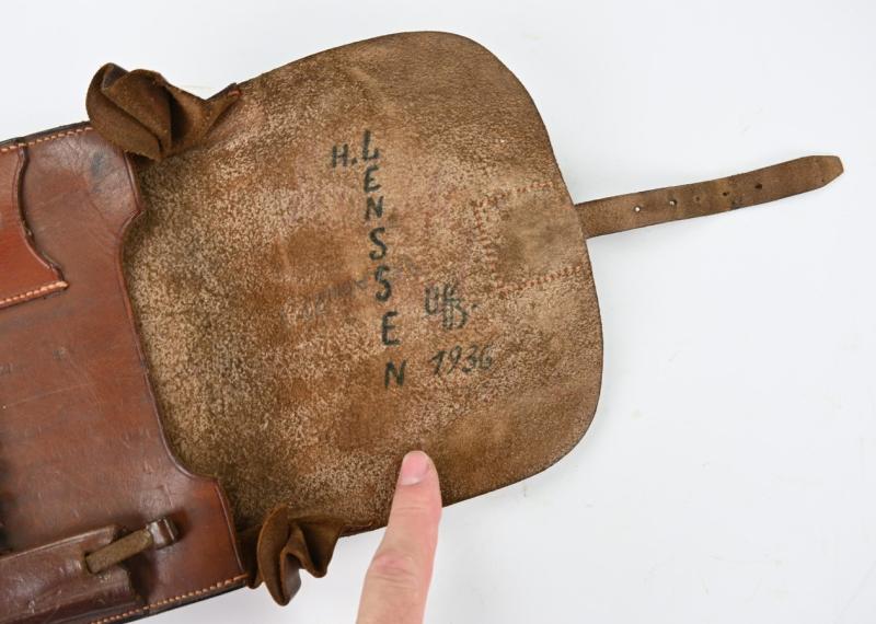German WH/LW Officer's Mapcase 'Panzerabwehr-Abteilung 221'