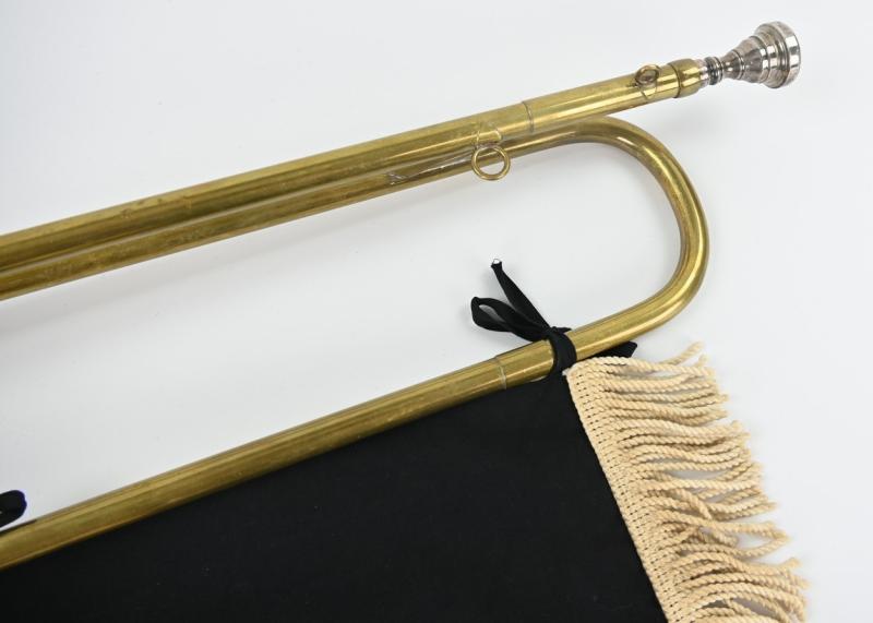 German Youth / Hitler Youth Trumpet & Fahne 'Danzig'