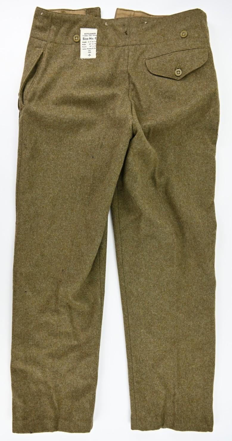 British WW2 P40 Battledress Trousers