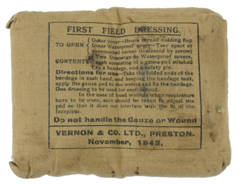 British WW2 First Field Dressing 1943