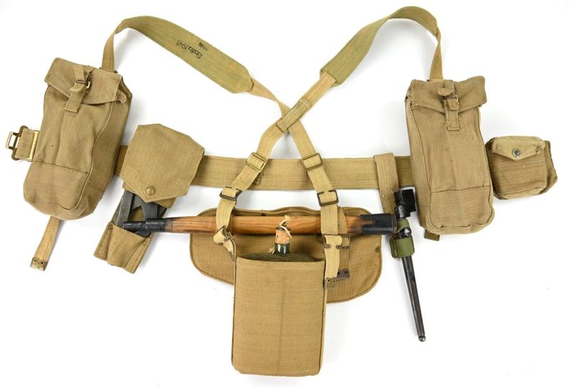 British WW2 Complete Webbing Rig