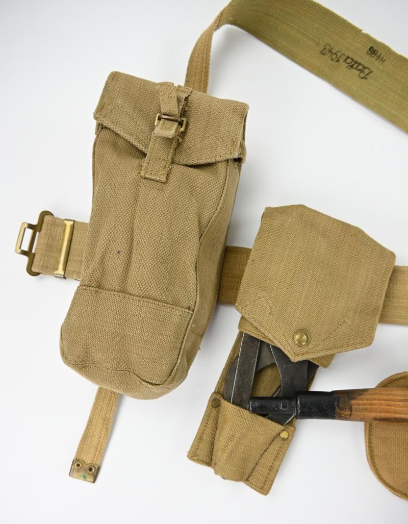 British WW2 Complete Webbing Rig