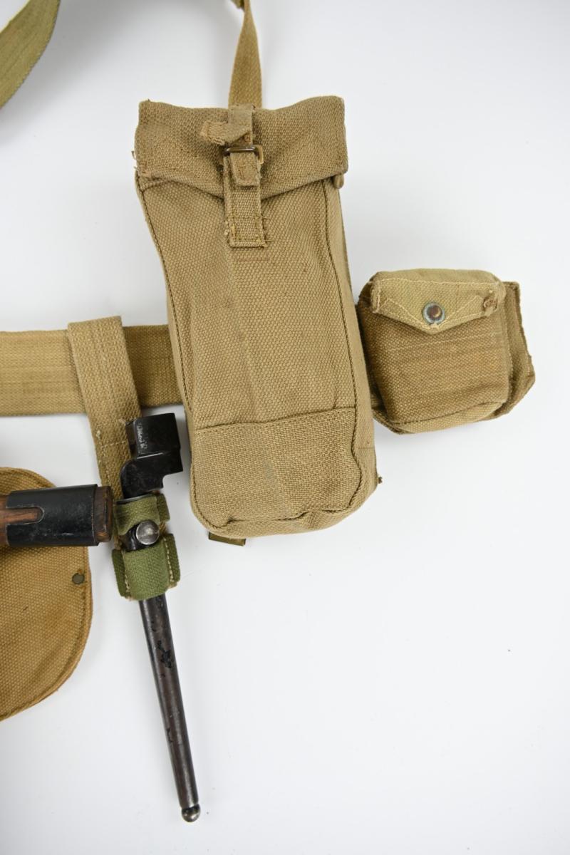 British WW2 Complete Webbing Rig