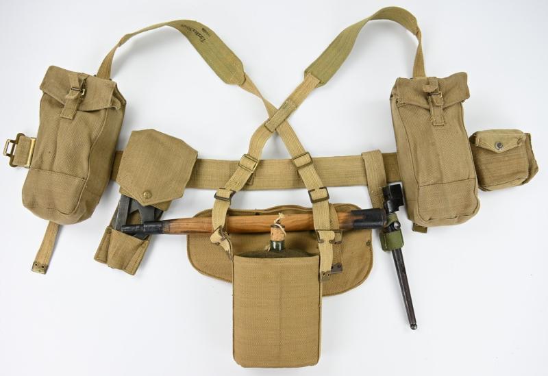 British WW2 Complete Webbing Rig