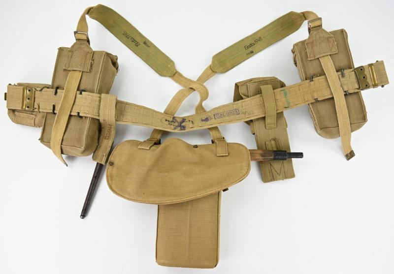 British WW2 Complete Webbing Rig