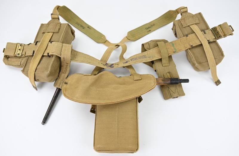 British WW2 Complete Webbing Rig
