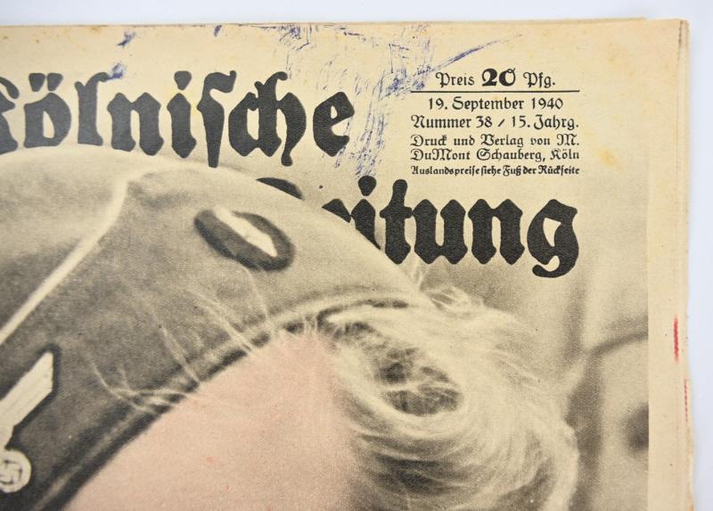 German Magazine kölnische illustrierte zeitung September 19th 1940