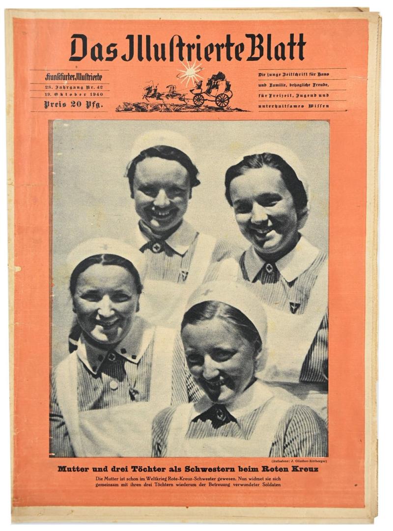 German Newspaper Frankfurter Illustrierte 19 October 1940