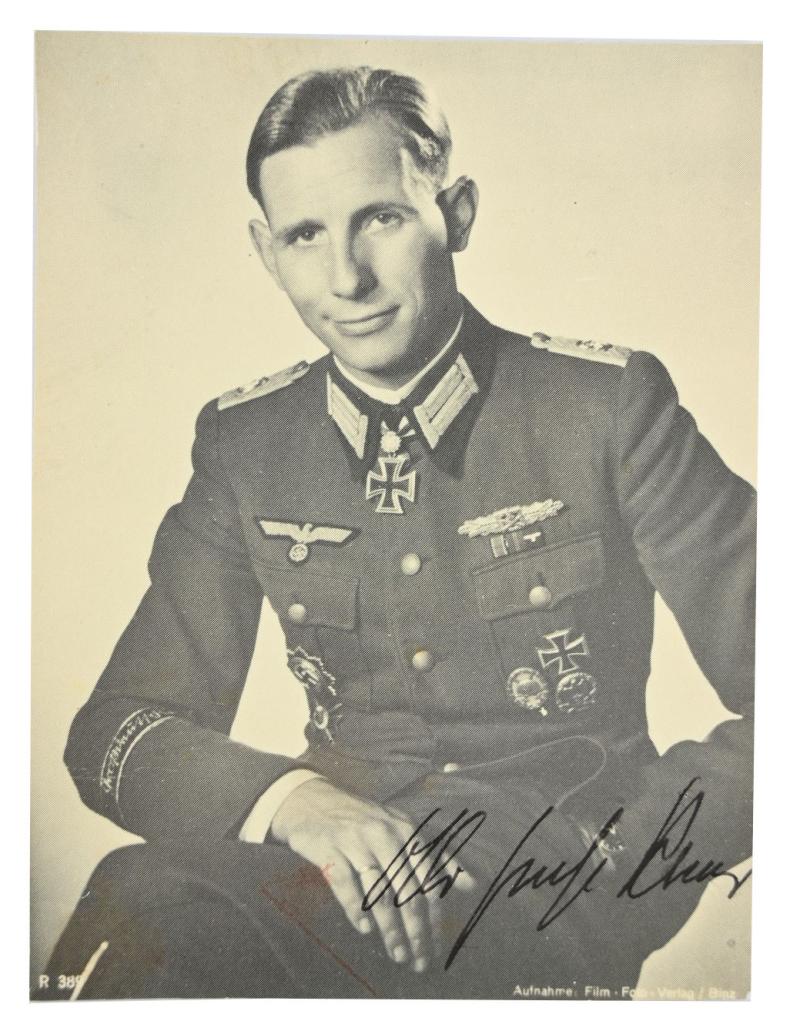 German Signature of WH KC-OLS Recipient 'Otto Ernst Remer'