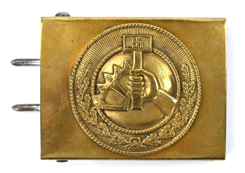 German NSBO Brass Beltbuckle
