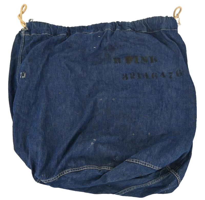 US WW2 Named Denim Kit-Bag