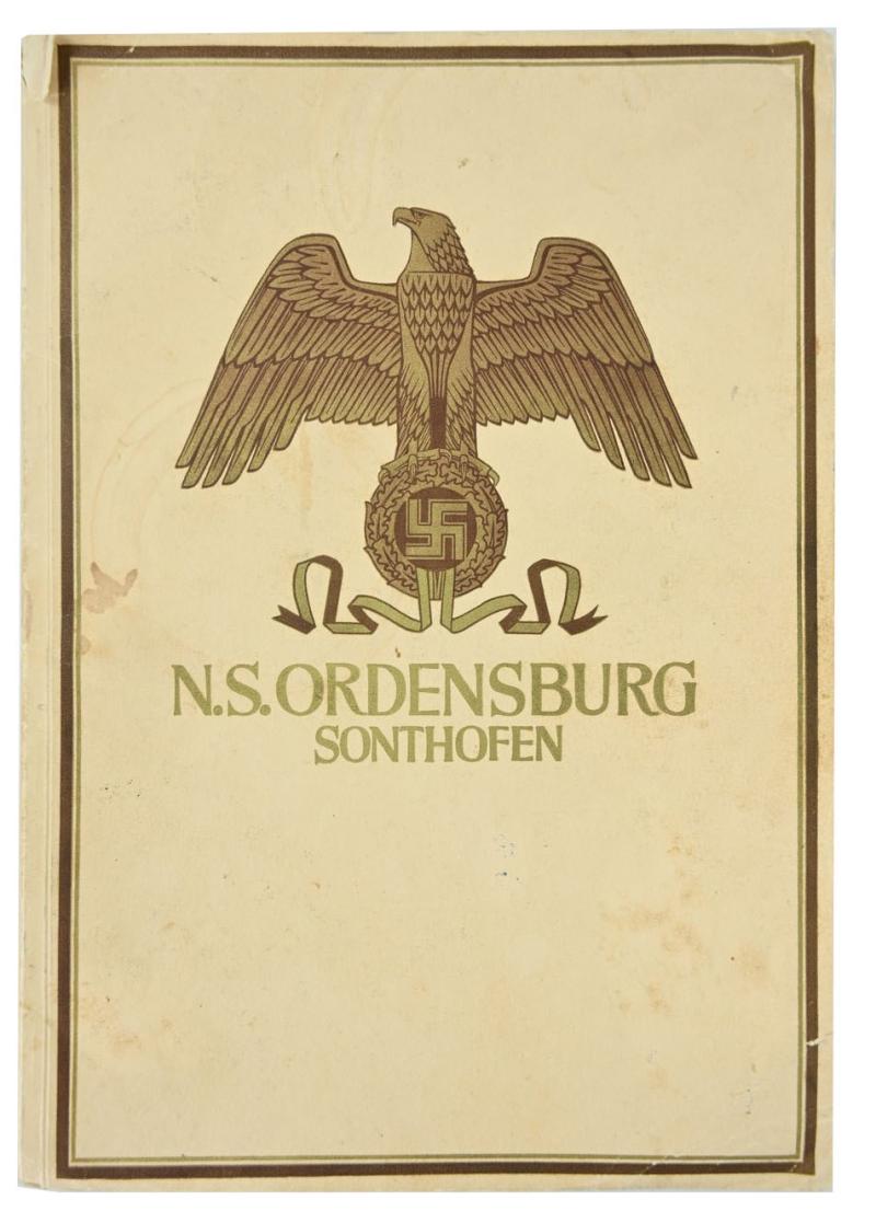 German NSDAP Booklet 'NS-ordensburg Sonthofen'