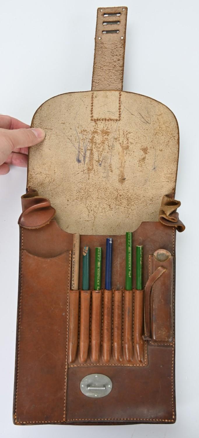 German WH Officer Mapcase I.R. 76 with content