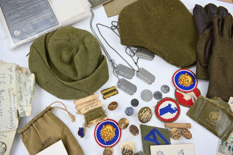 US WW2 Grouping of 424th Infantry Regiment Corporal John F. Roverano