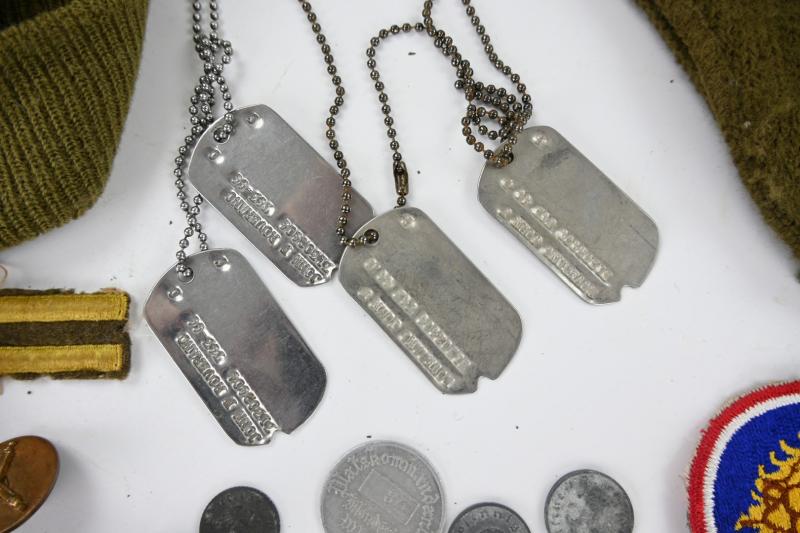 US WW2 Grouping of 424th Infantry Regiment Corporal John F. Roverano
