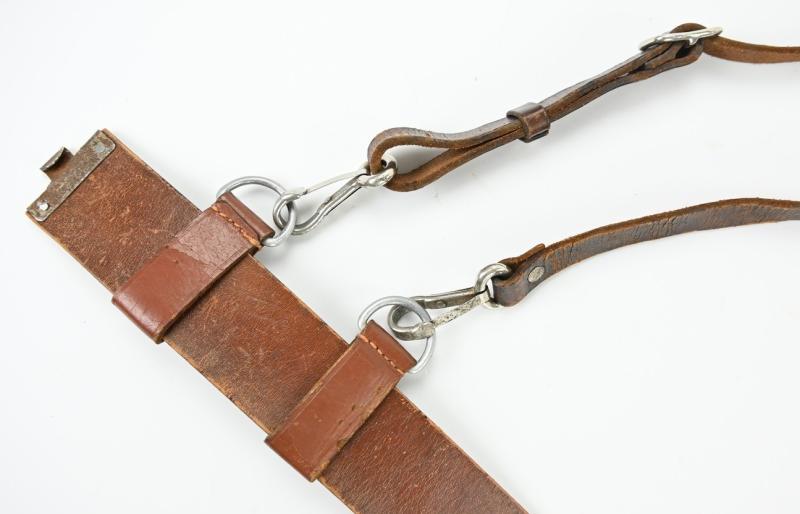 German SA Officer Belt with Beltbuckle and Shoulderstap
