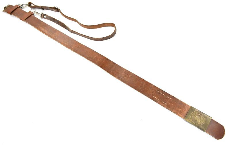 German SA Officer Belt with Beltbuckle and Shoulderstap